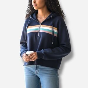 🌸New🌸 Abercrombie And Fitch Hooded Crop Sweatshirt Sz Medium